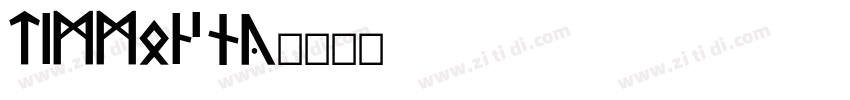 Timmons NY字体转换